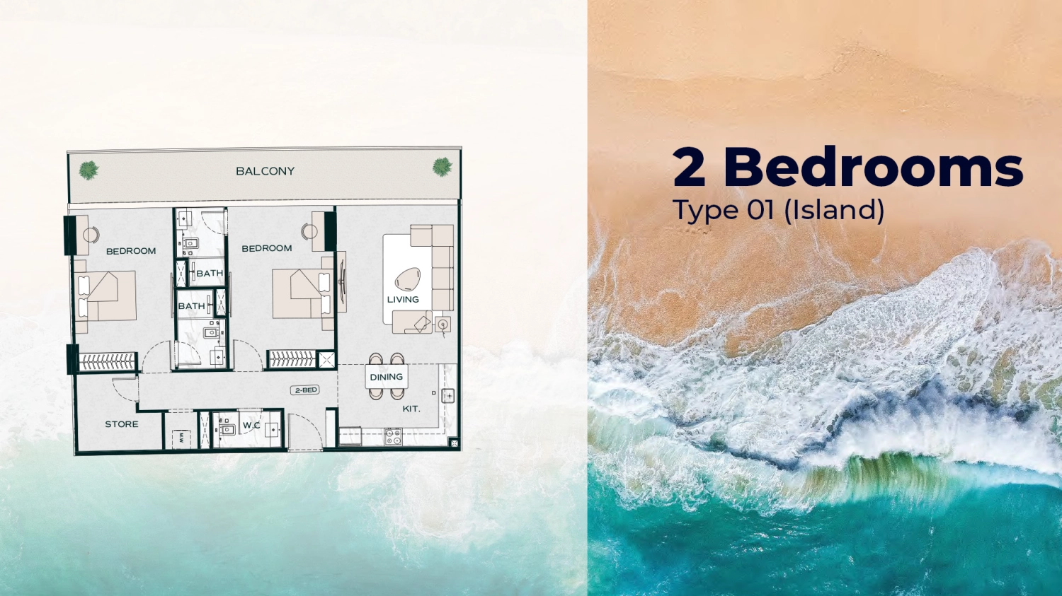 2 BR - Type B